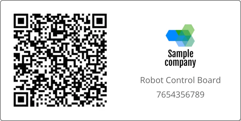 CMMS Part QR Code
