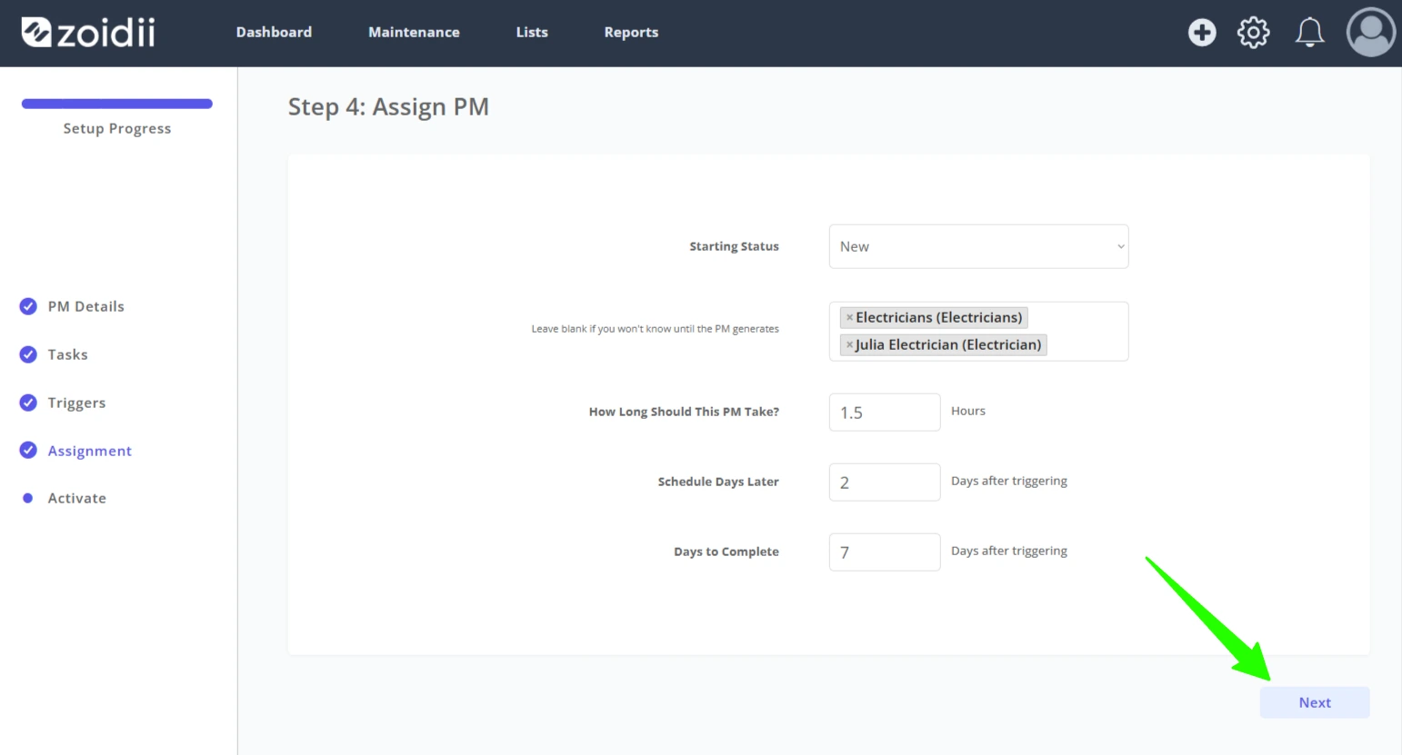 Create a Time-Based PM - 20